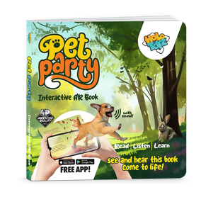 Pet Party Interactive 4D AR Book