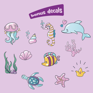 Majestic Mermaid AR Wall Decals