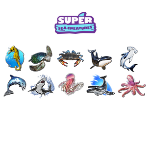 Super Sea Creatures AR Tattoos