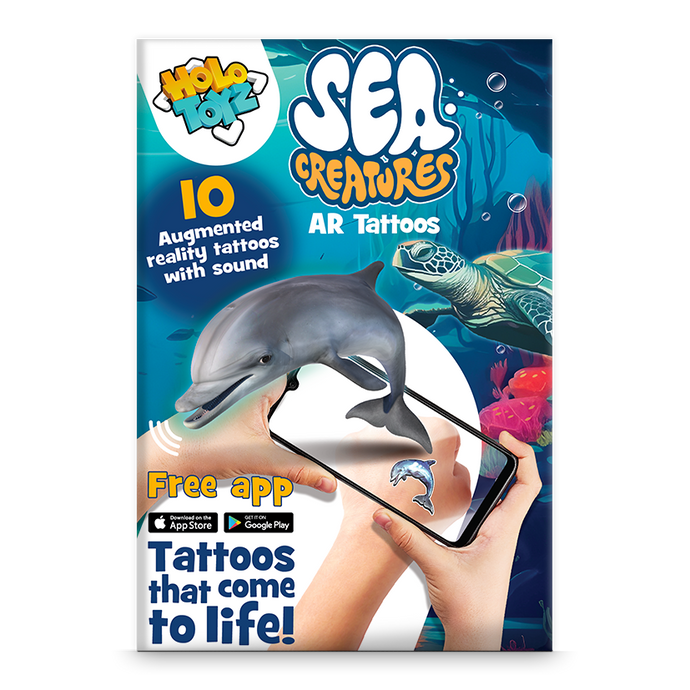 Super Sea Creatures AR Tattoos