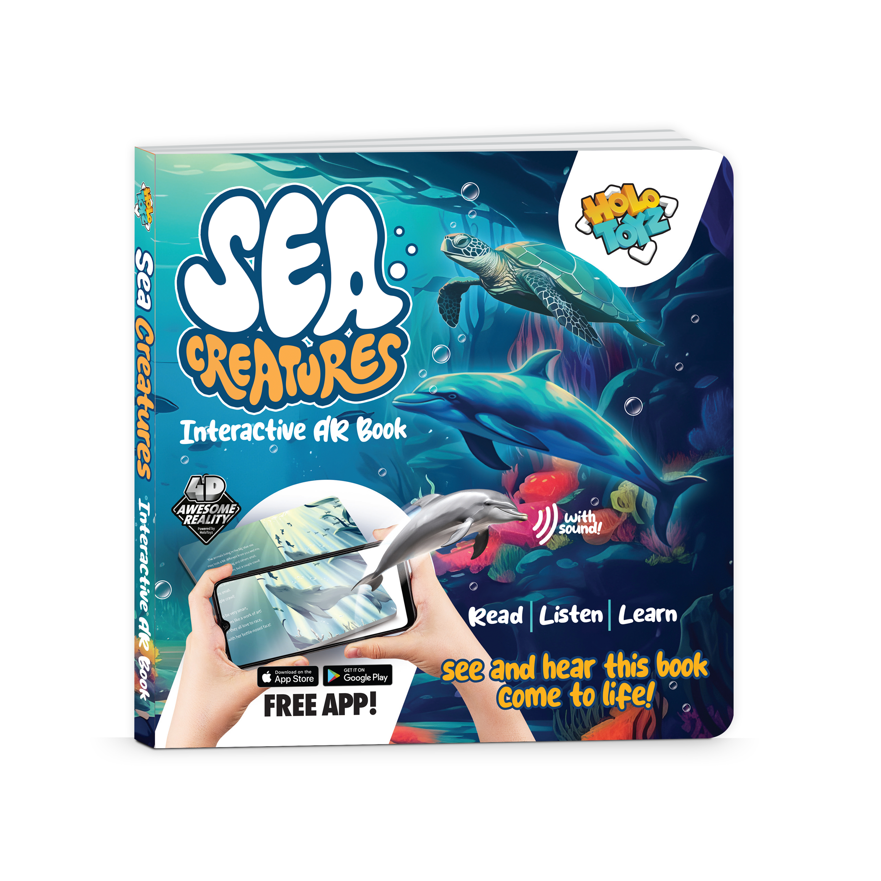 Super Sea Creatures Interactive AR Book – HoloToyz