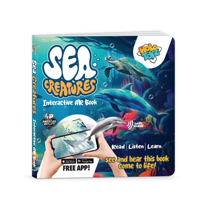 Super Sea Creatures Interactive 4D AR Book