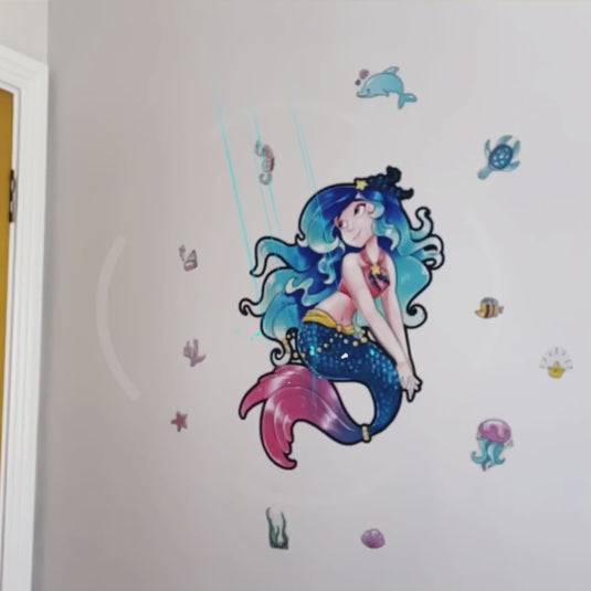 Majestic Mermaid AR Wall Decals